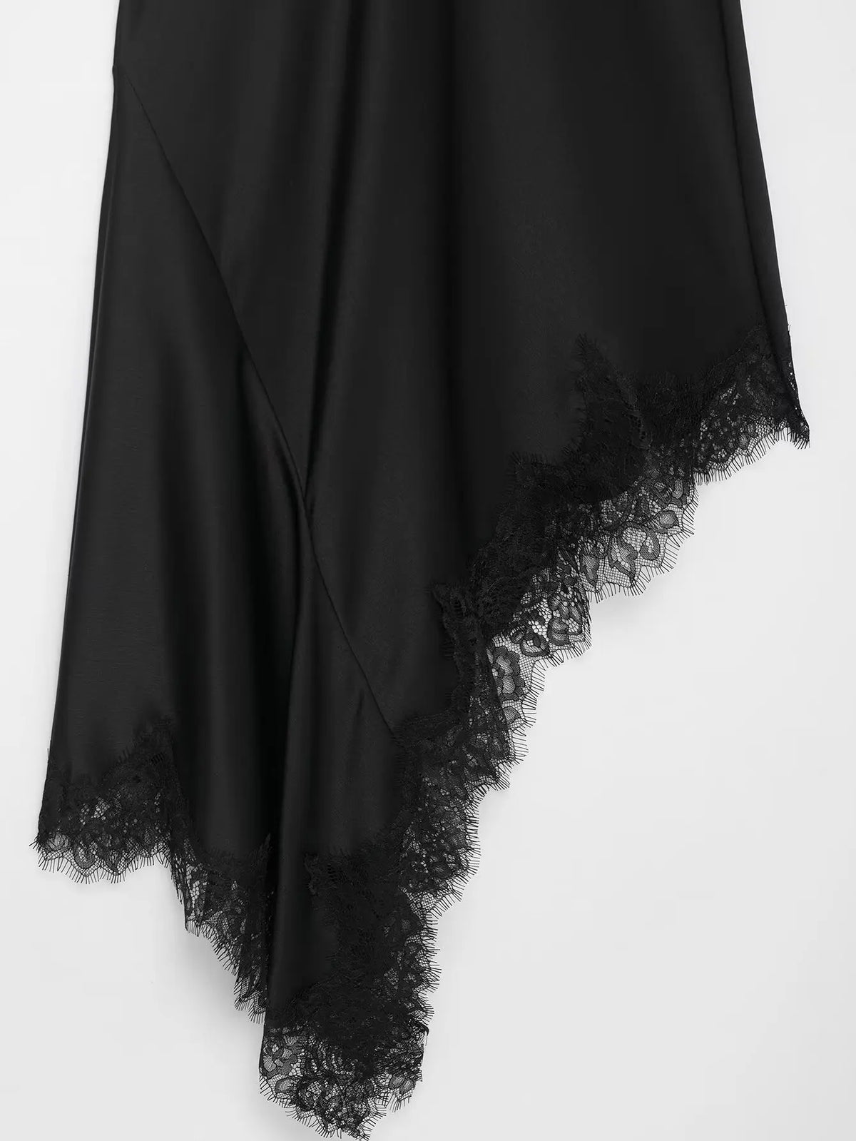 Satin Halter Lace Dress