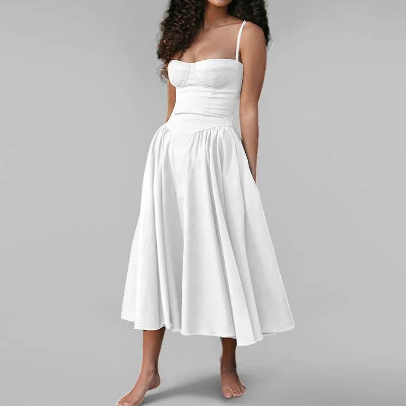 Pleated Maxi Dress