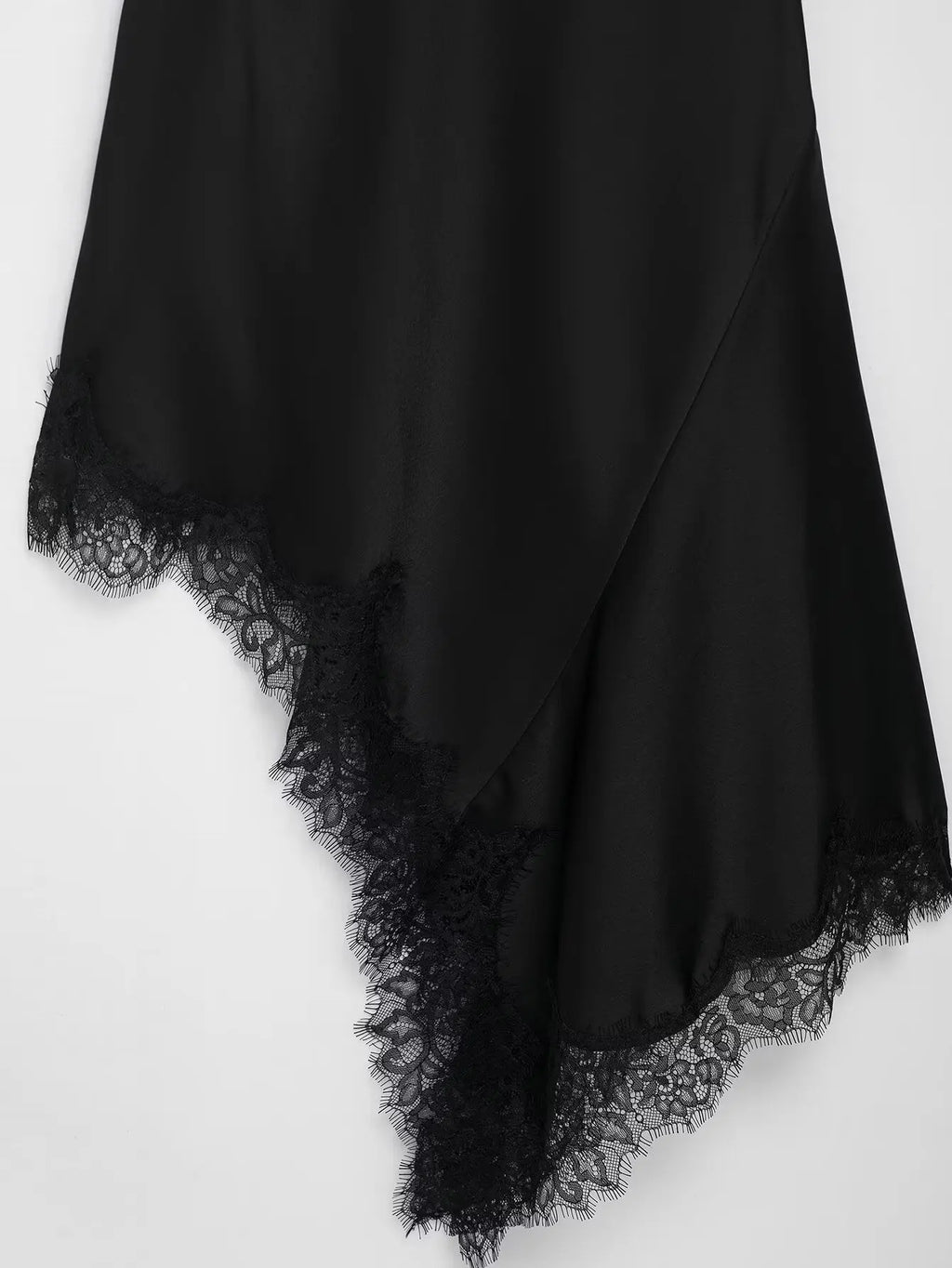 Satin Halter Lace Dress