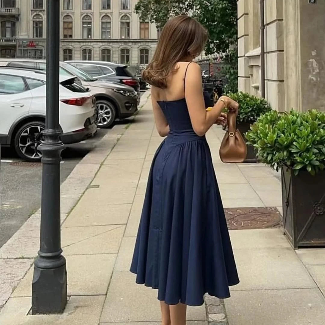 Pleated Maxi Dress