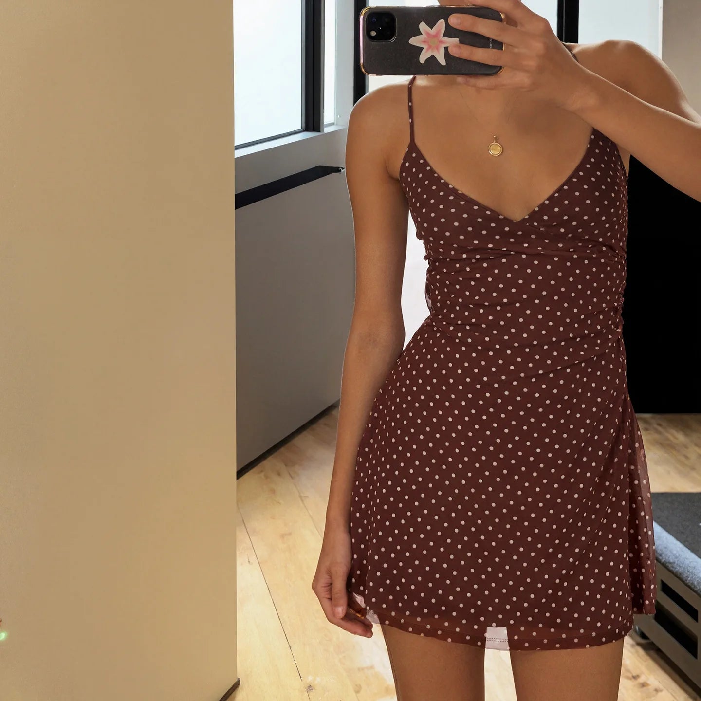 Y2k Vintage Slim Summer Women Sweet Ladylike Fashion Street Woman Dot Print Casual Simple Basic Sleeveless Dresses Female Chic