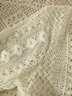 Lightweight Hollow-Out Knit Cardigan