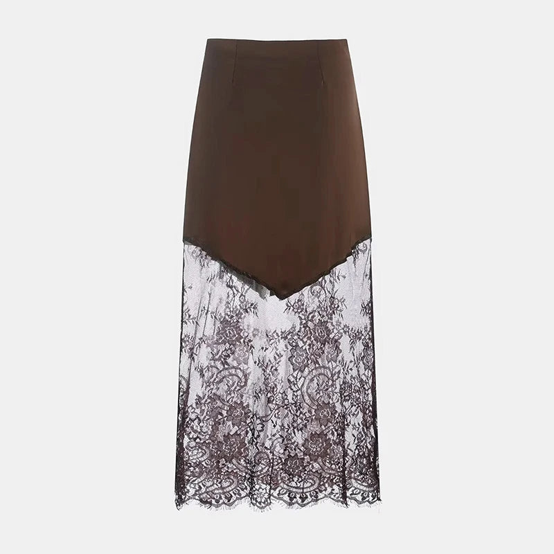 Brown Fashion Party Club Boho Skirt