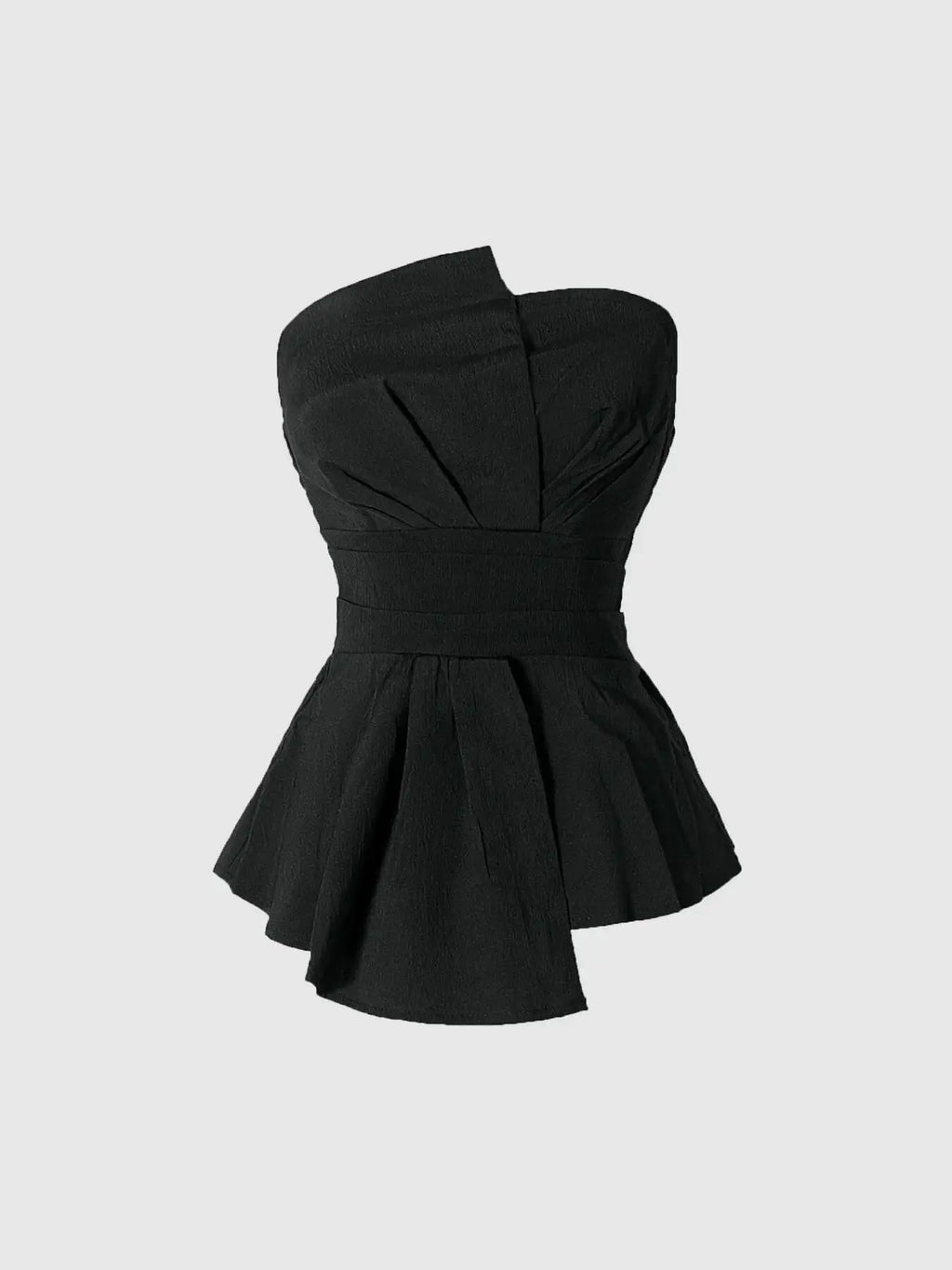 Elegant Black Strap Tank Top