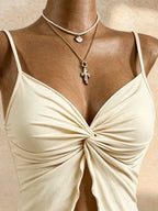 High-Waist Mini Skirt Set