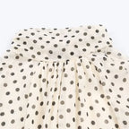 Polka Dot Tiered V-Neck Blouse
