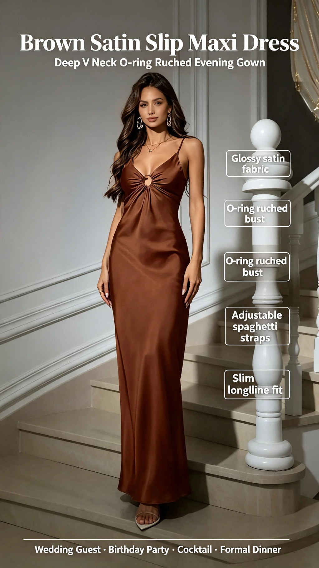 Long Strapless Knitted Dress