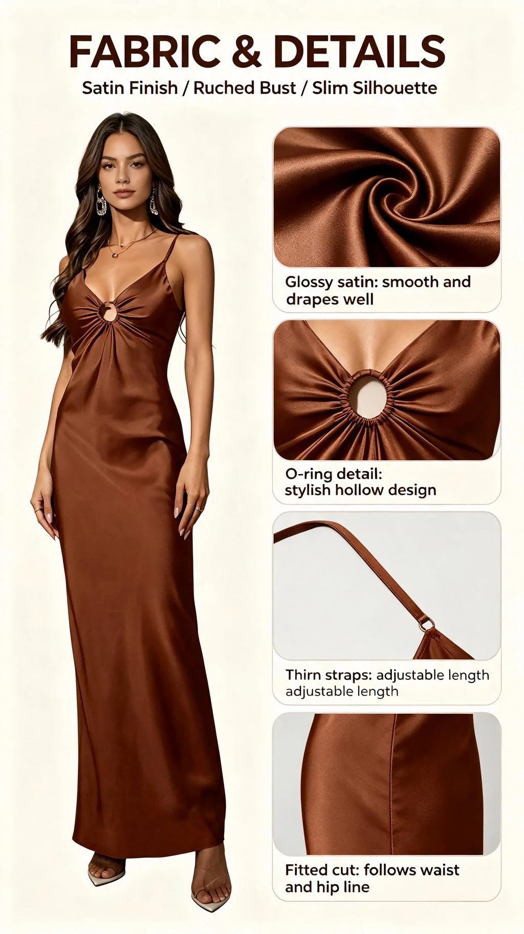 Long Strapless Knitted Dress