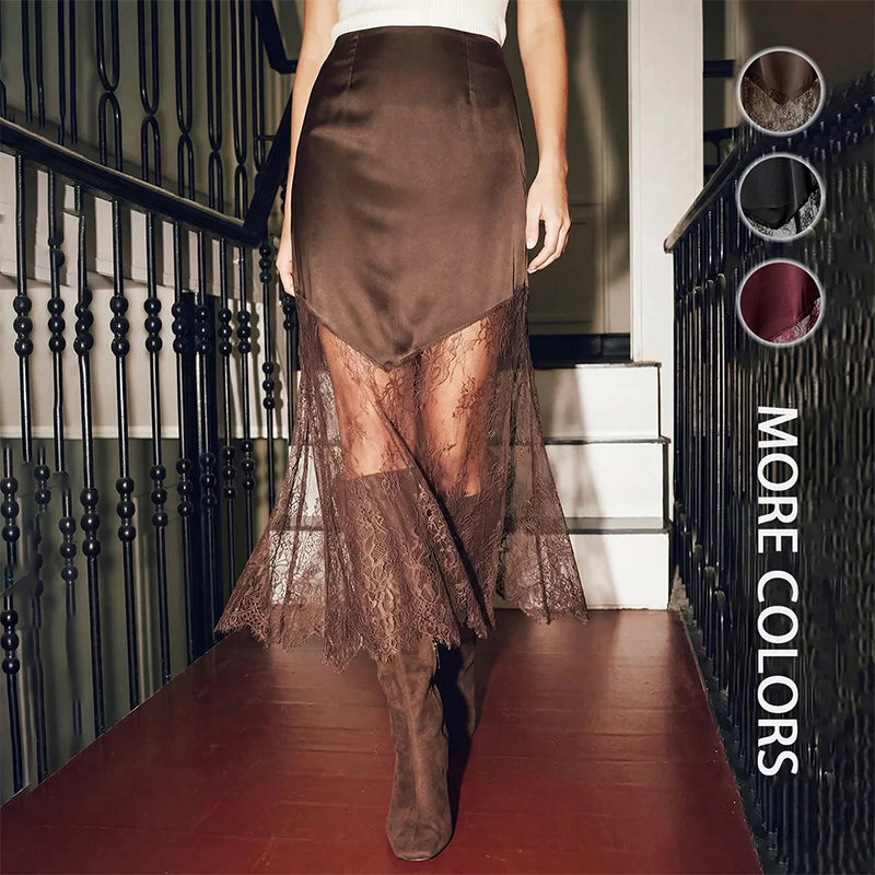 Brown Fashion Party Club Boho Skirt