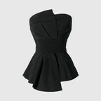 Elegant Black Strap Tank Top