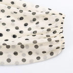 Polka Dot Tiered V-Neck Blouse