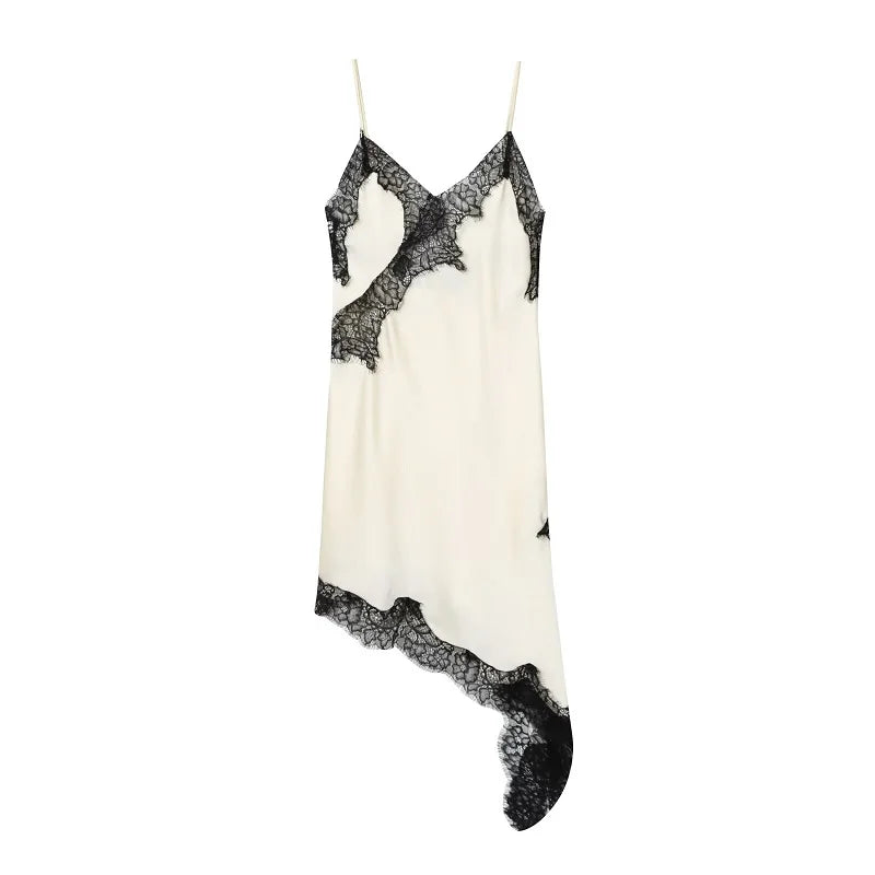 Draped V-Neck Mini Dress