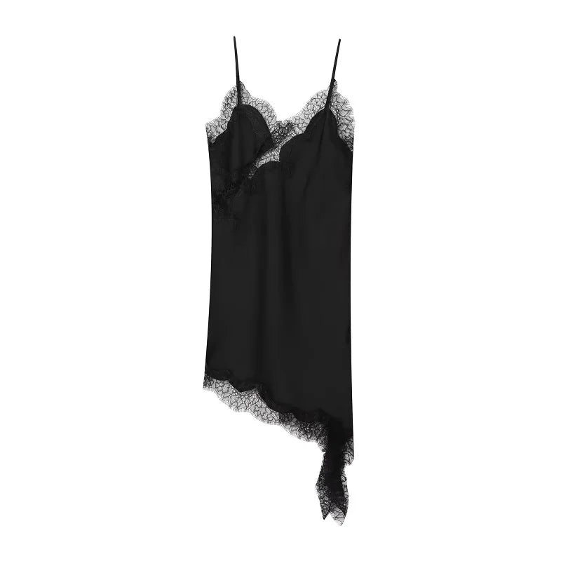 Draped V-Neck Mini Dress