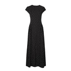Polka Dot Slim Maxi Dress