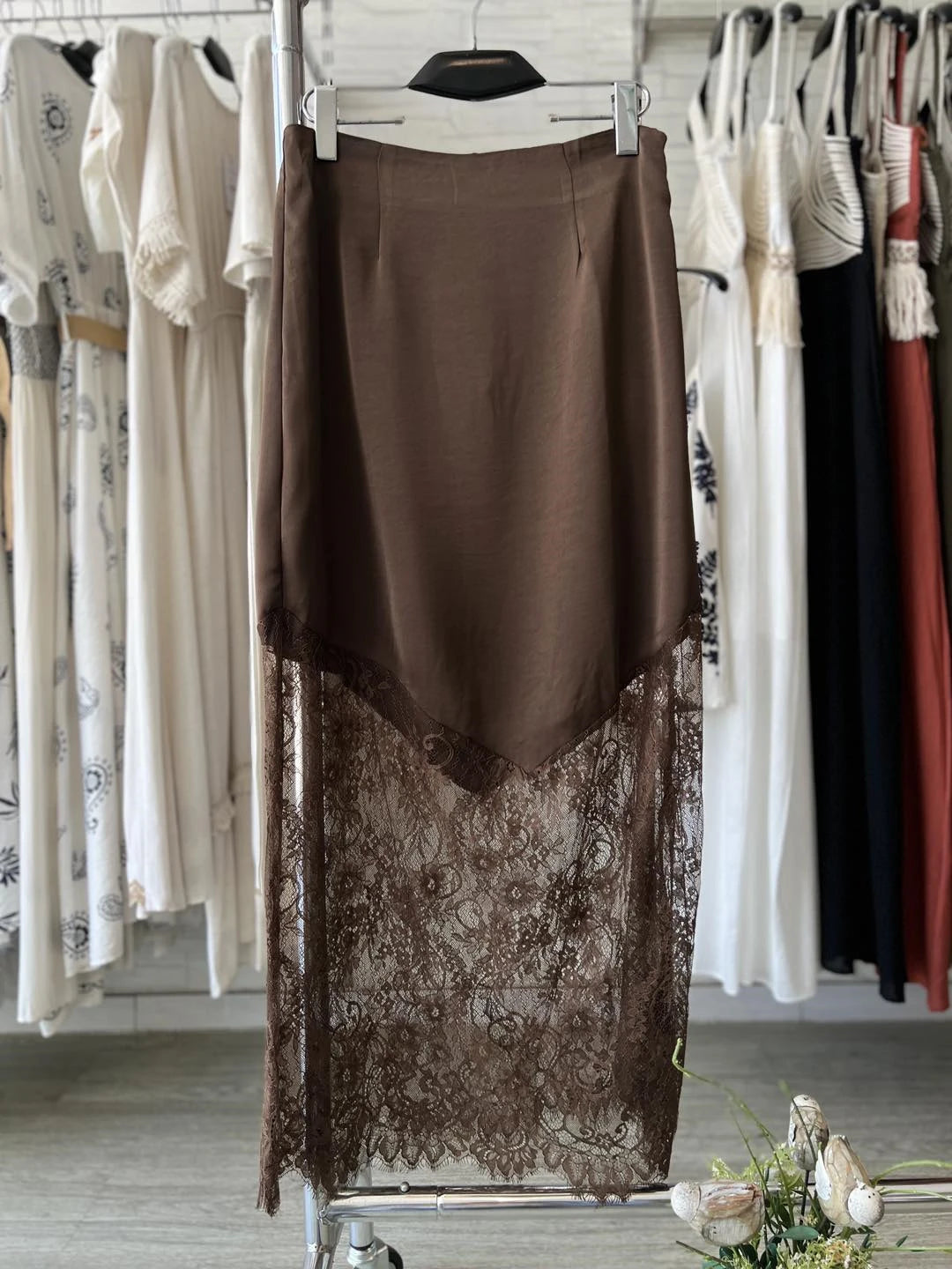 Brown Fashion Party Club Boho Skirt