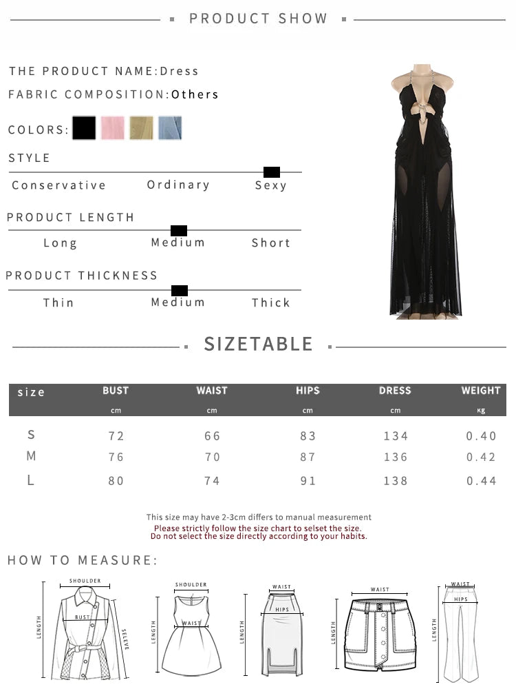 Nibber Halter Low-Neck Backless Sleeveless Vestidos