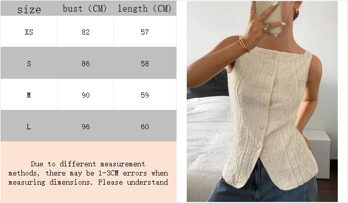 Geometric Textured Sleeveless Shirt