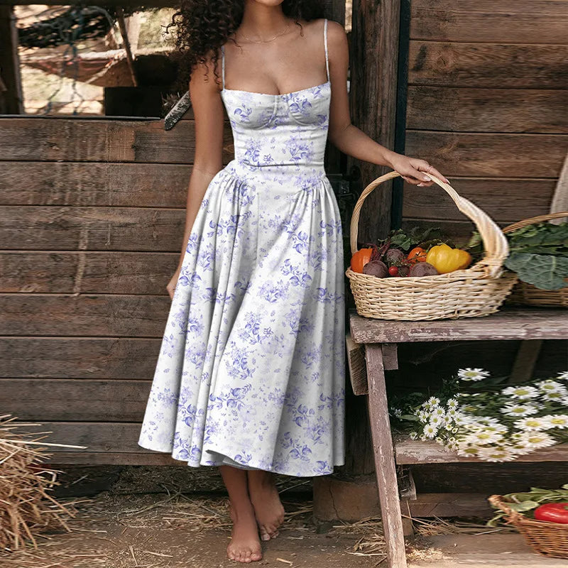 Pleated Maxi Dress