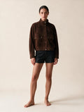 Slim Turtleneck Zip-Up Jacket