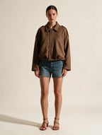Zip-Up Moto Jacket