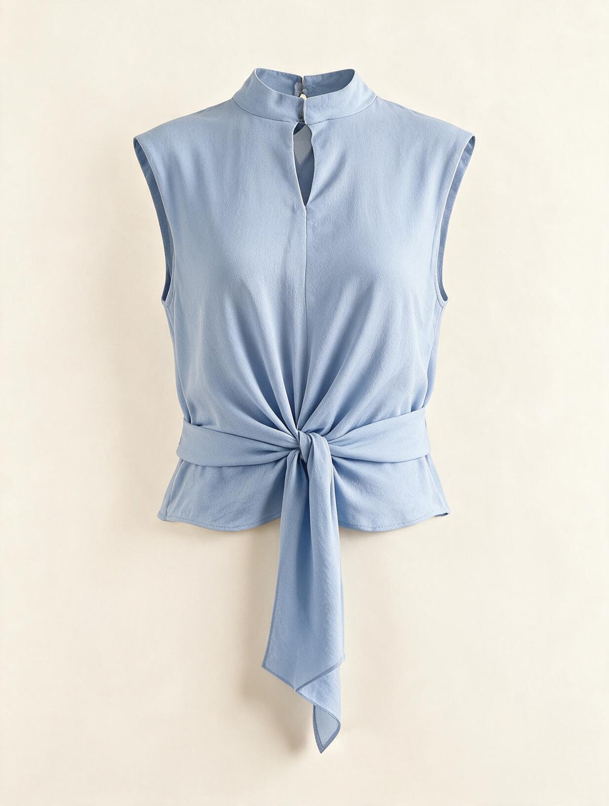 Elettra Ferri pleated tank top dress in a flowing, lightweight fabric with a fitted waist and sleeveless design.